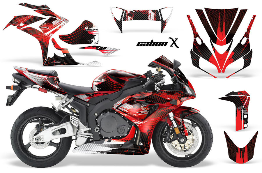 Honda CBR1000RR '06-'07 Carbon X in Red Design
