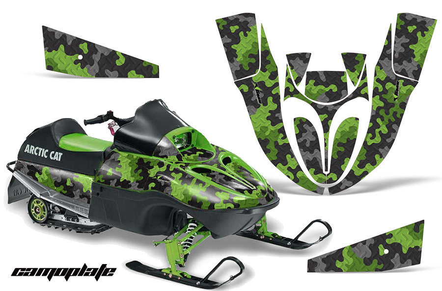 Camo Plate in Green Design
