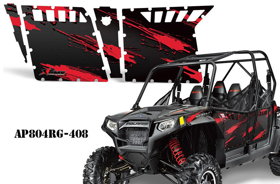 Carbon Fiber Red RZR800S 4 door