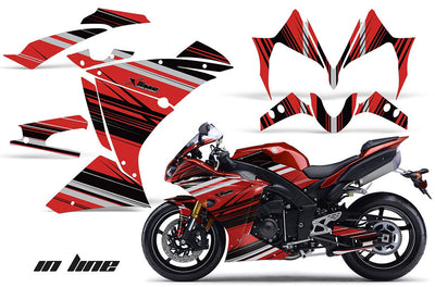 Yamaha R1 '10-'12 In Line in Red Design
