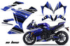 Yamaha R1 '10-'12 In Line in Blue Design