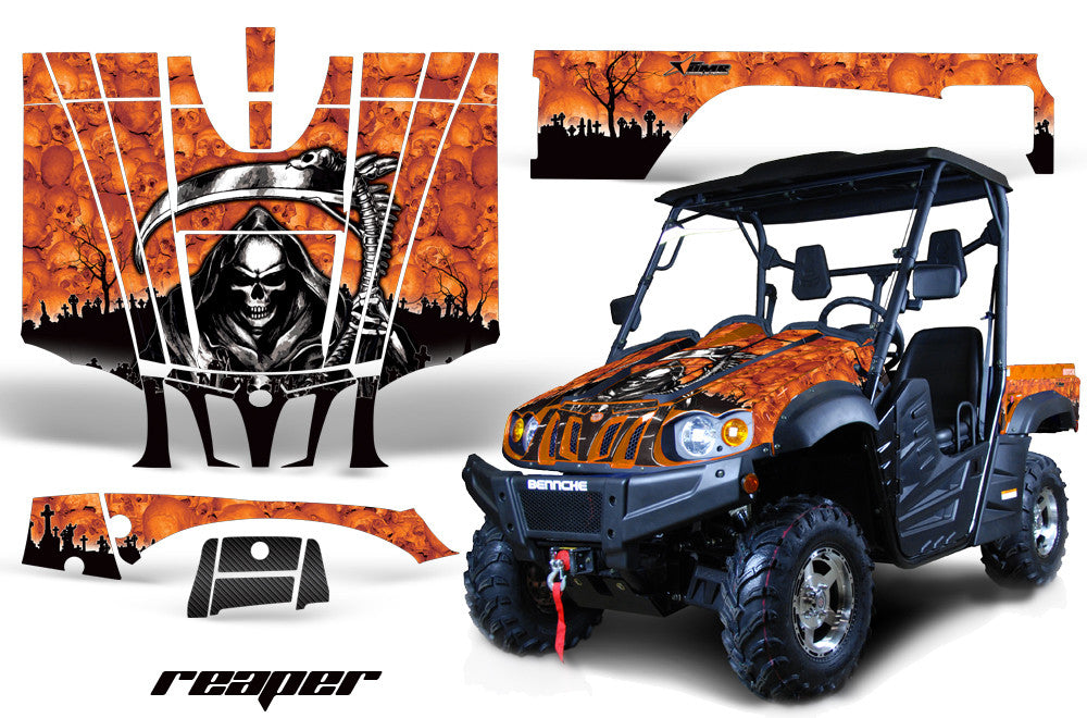 Reaper in Orange Background