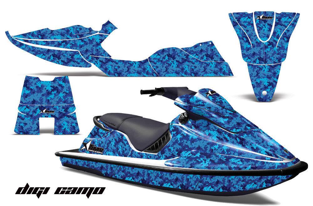 Digi Camo - Blue, Design only