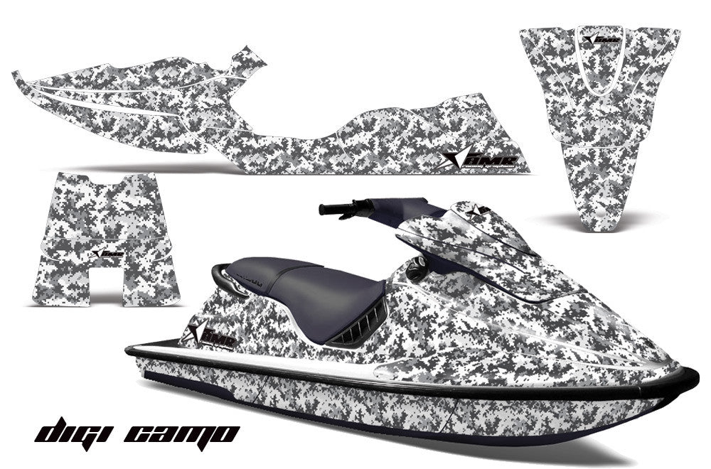 Digi Camo - White, Design only