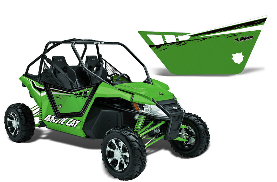 Arctic Cat Wildcat 1000 2 Door Graphic Kit for Pro Armor Doors - Factory Green