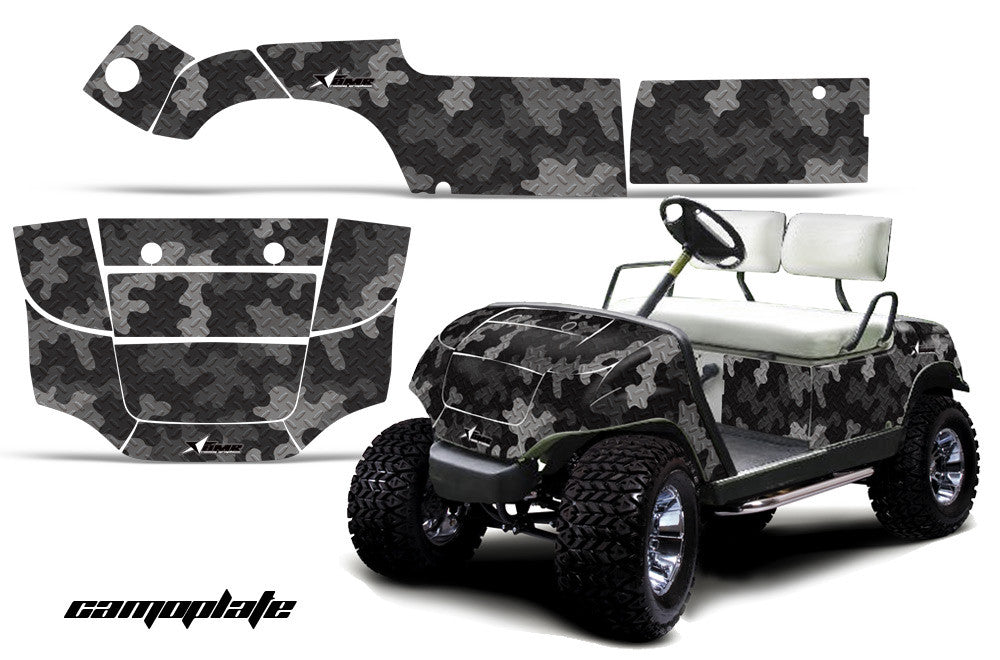 Camo Plate in Black Design