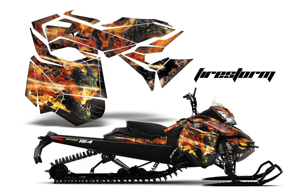 Ski Doo Rev XM Summit Sled Snowmobile Graphic Wrap Kit (2013-2016)