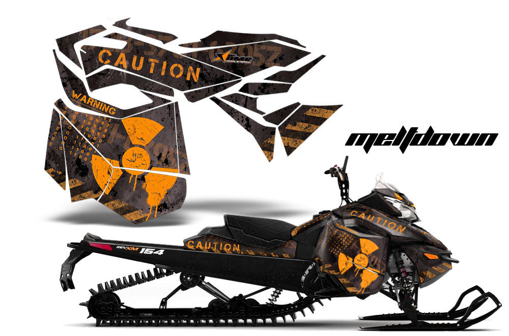 Ski Doo Rev XM Summit Sled Snowmobile Graphic Wrap Kit (2013-2016)