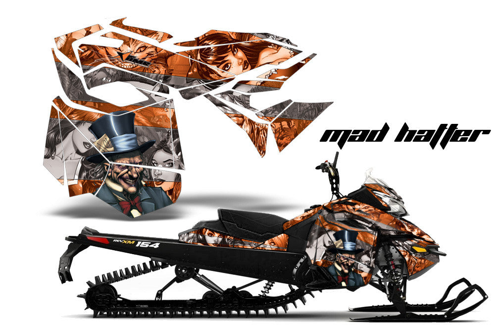 Ski Doo Rev XM Summit Sled Snowmobile Graphic Wrap Kit (2013-2016)
