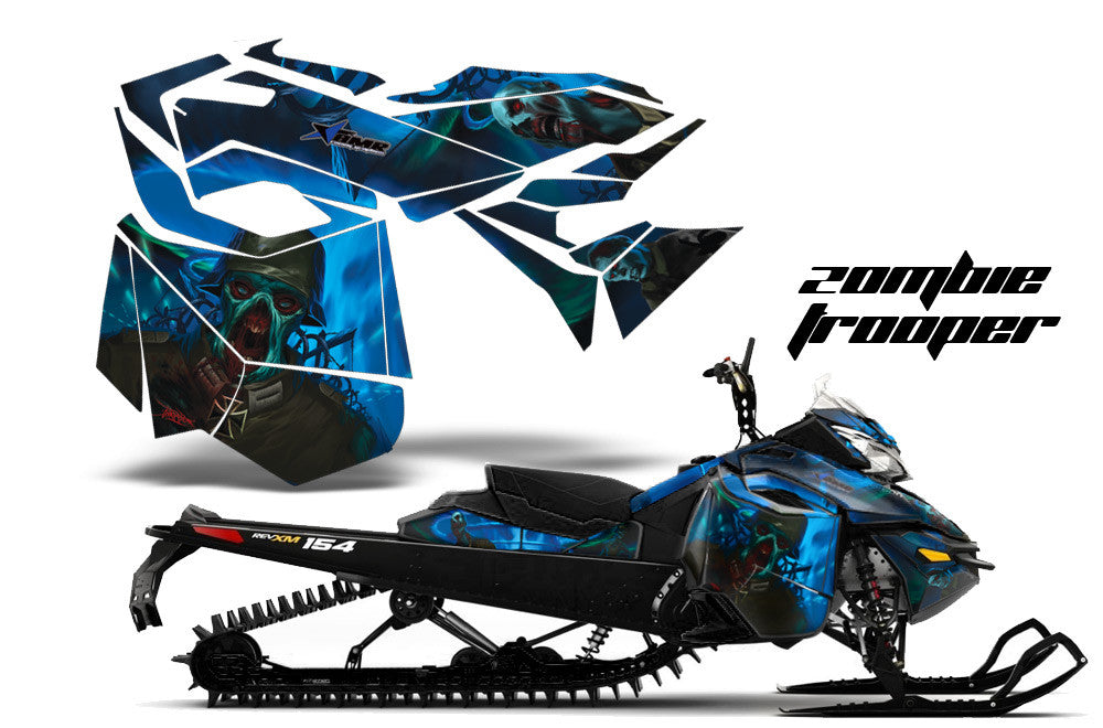 Ski Doo Rev XM Summit Sled Snowmobile Graphic Wrap Kit (2013-2016)