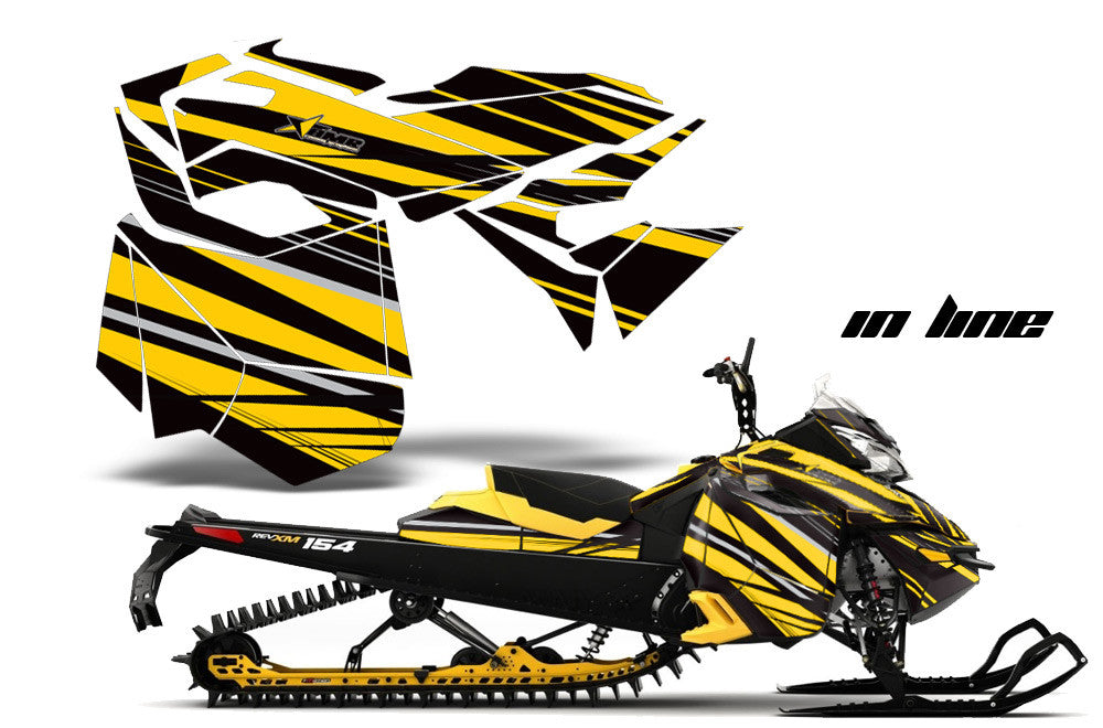 Ski Doo Rev XM Summit Sled Snowmobile Graphic Wrap Kit (2013-2016)