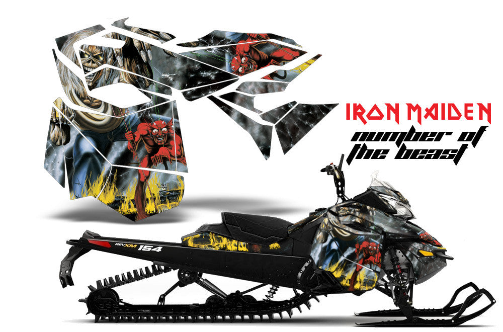 Ski Doo Rev XM Summit Sled Snowmobile Graphic Wrap Kit (2013-2016)