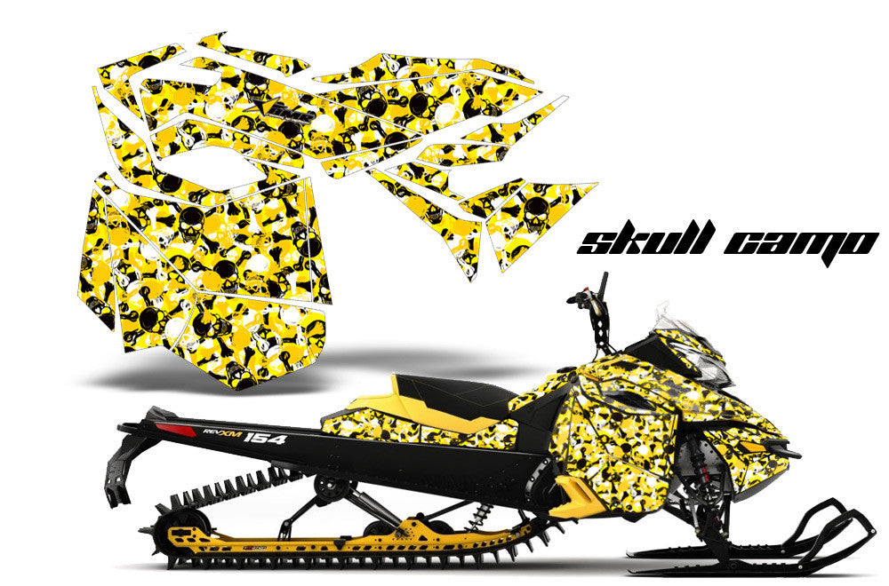 Ski Doo Rev XM Summit Sled Snowmobile Graphic Wrap Kit (2013-2016)