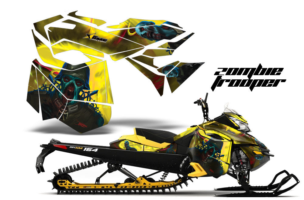Ski Doo Rev XM Summit Sled Snowmobile Graphic Wrap Kit (2013-2016)