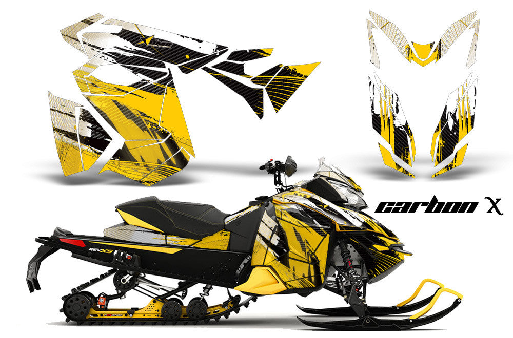 Ski Doo Rev XS,MXZ, Renegade Sled Snowmobile Graphics Wrap Kit  (2013-2014)