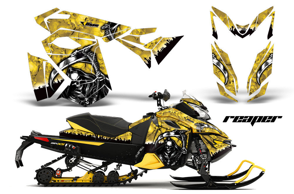 Ski Doo Rev XS,MXZ, Renegade Sled Snowmobile Graphics Wrap Kit  (2013-2014)