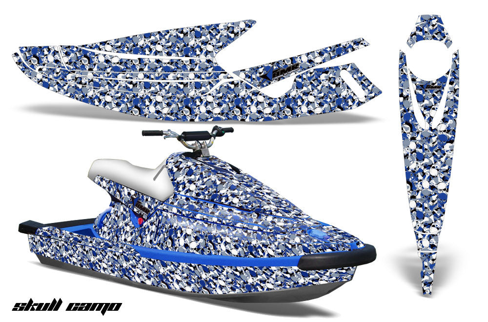 Skull Camo - Blue Design only