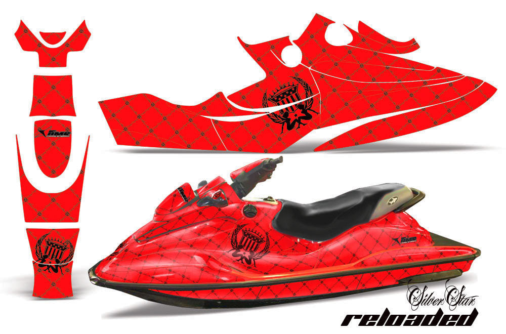 Reloaded - Red Background Black Design