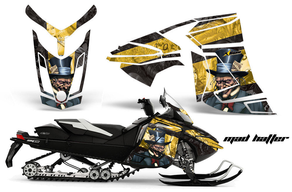 Ski Doo Rev XR Sled Snowmobile Graphics Wrap Kit  (2013-2016)
