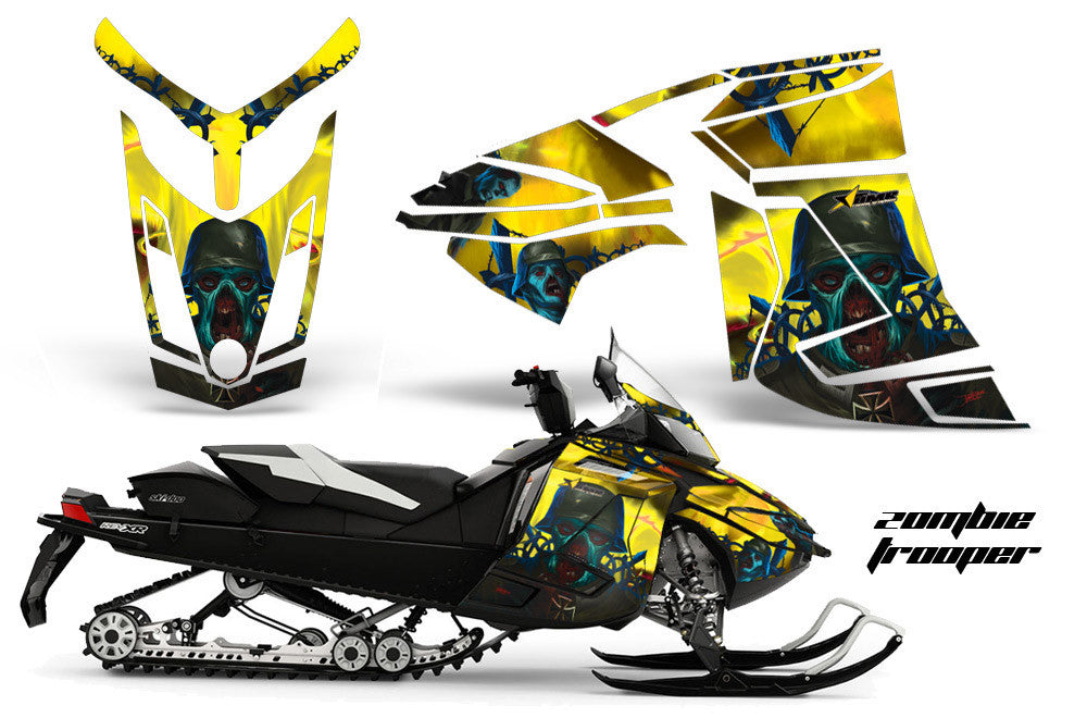 Ski Doo Rev XR Sled Snowmobile Graphics Wrap Kit  (2013-2016)