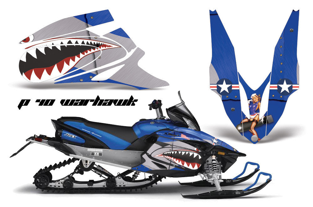 P-40 Warhawk in Blue Design