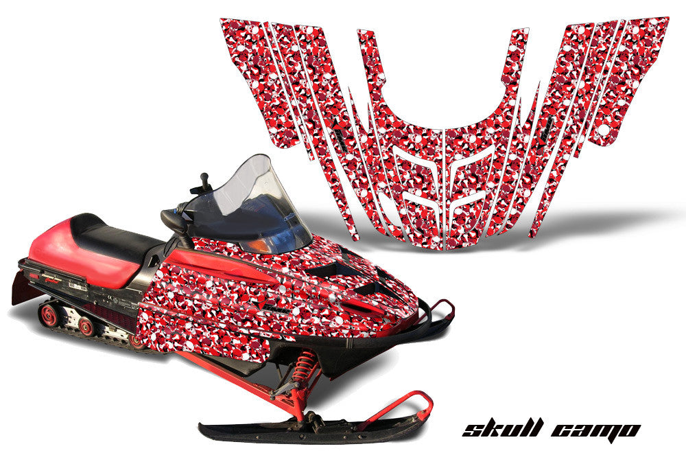 Skull Camo in Red Design