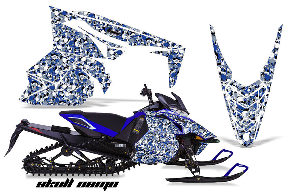 Skull Camo in Blue Design