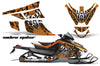 Widow Maker Orange Background Black Design