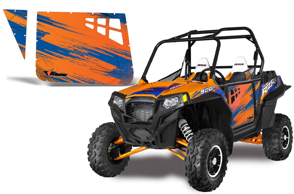 RZR900 Orange Madness Blue