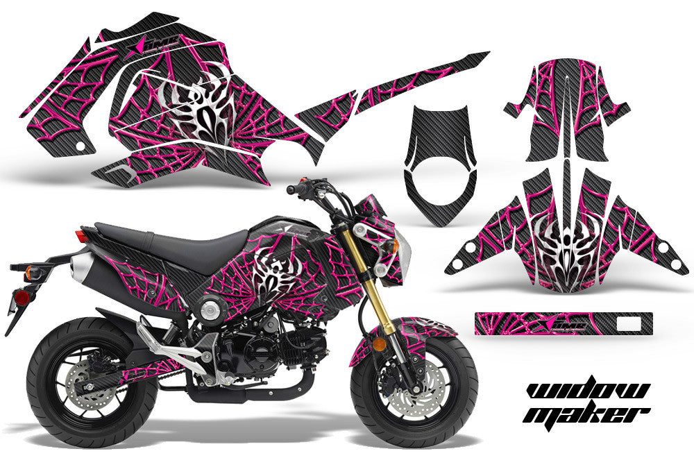 Widow Maker in Black Background Pink Design (13-16)