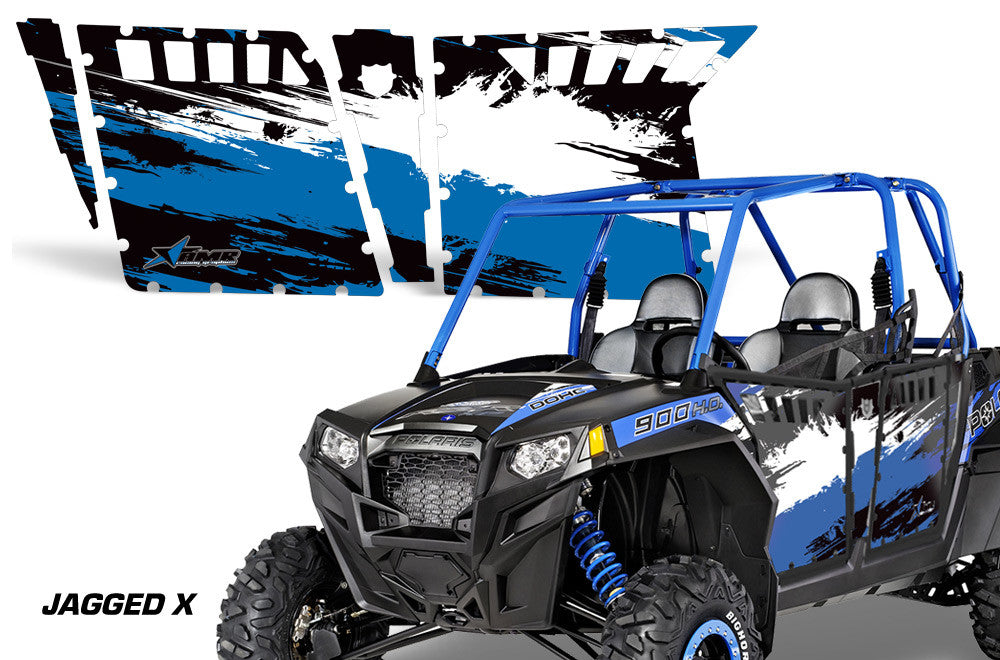 Jagged X (245-1010) Shown on Pro Armor Doors