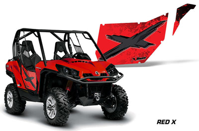 CanAm Commander Graphic Kit for Pro Armor Doors - Red X (163-1010)