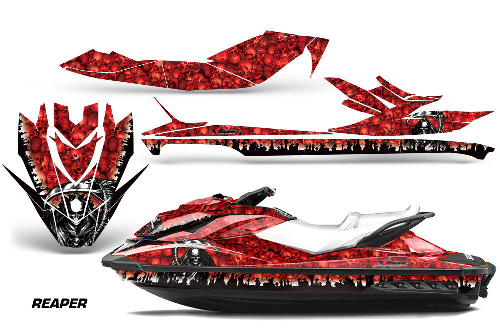 Red Reaper Design wrap on Sea-Doo GTI watercraft (2011–2019)