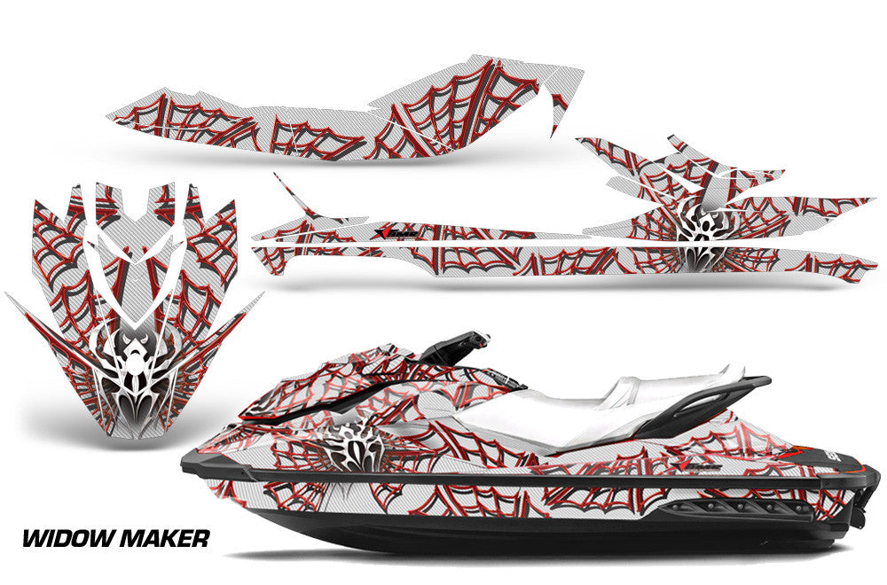 White Red Widow Maker Design installed on Sea-Doo GTI watercraft (2011–2019)
