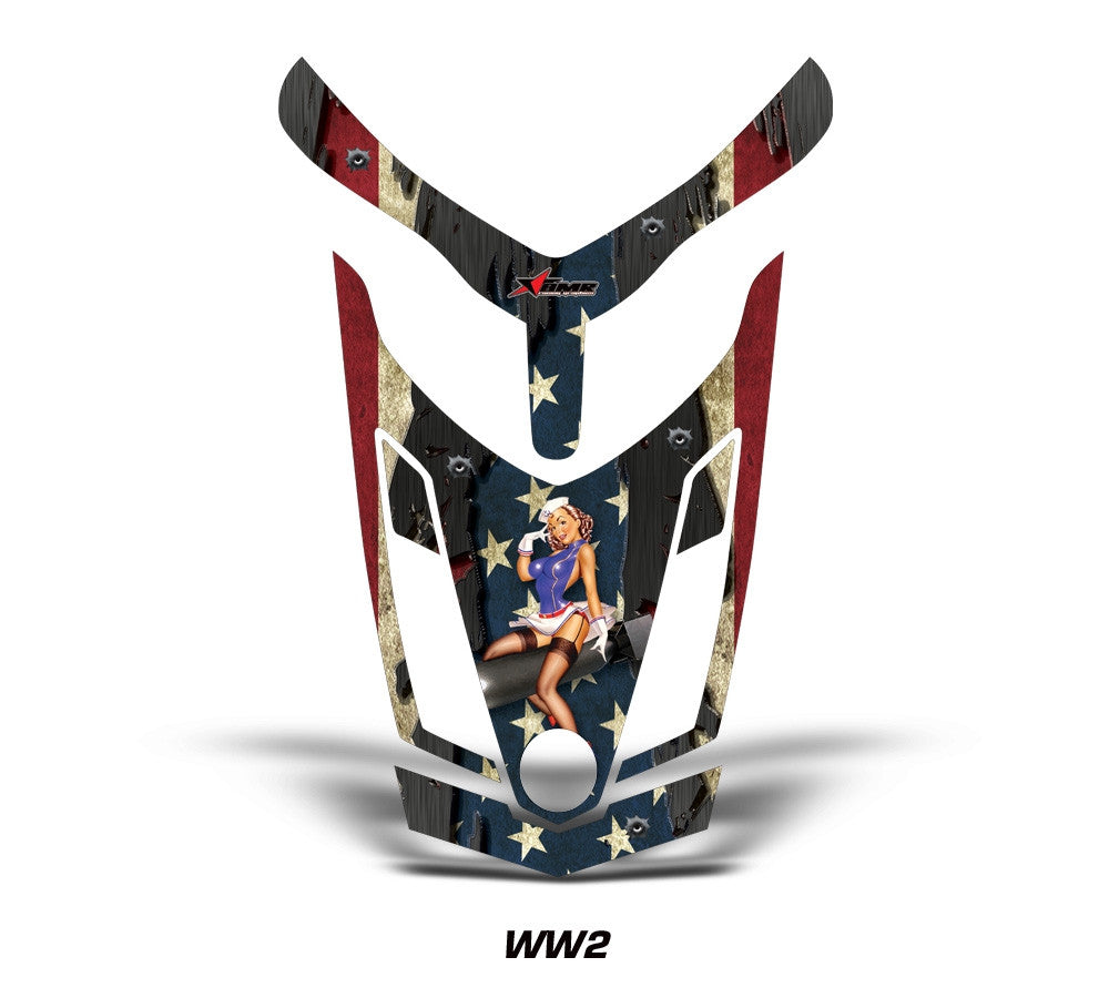 Ski Doo Rev XR Snowmobile Hood Wrap Kit