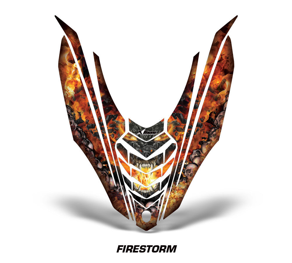 Yamaha Viper Snowmobile Hood Wrap Kit 2014