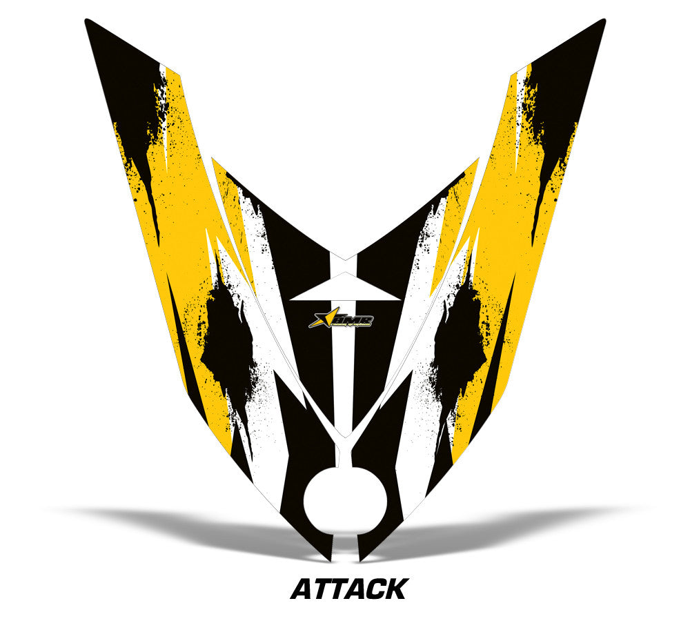 Ski Doo Rev XP Snowmobile Hood Wrap Kit '08-'12