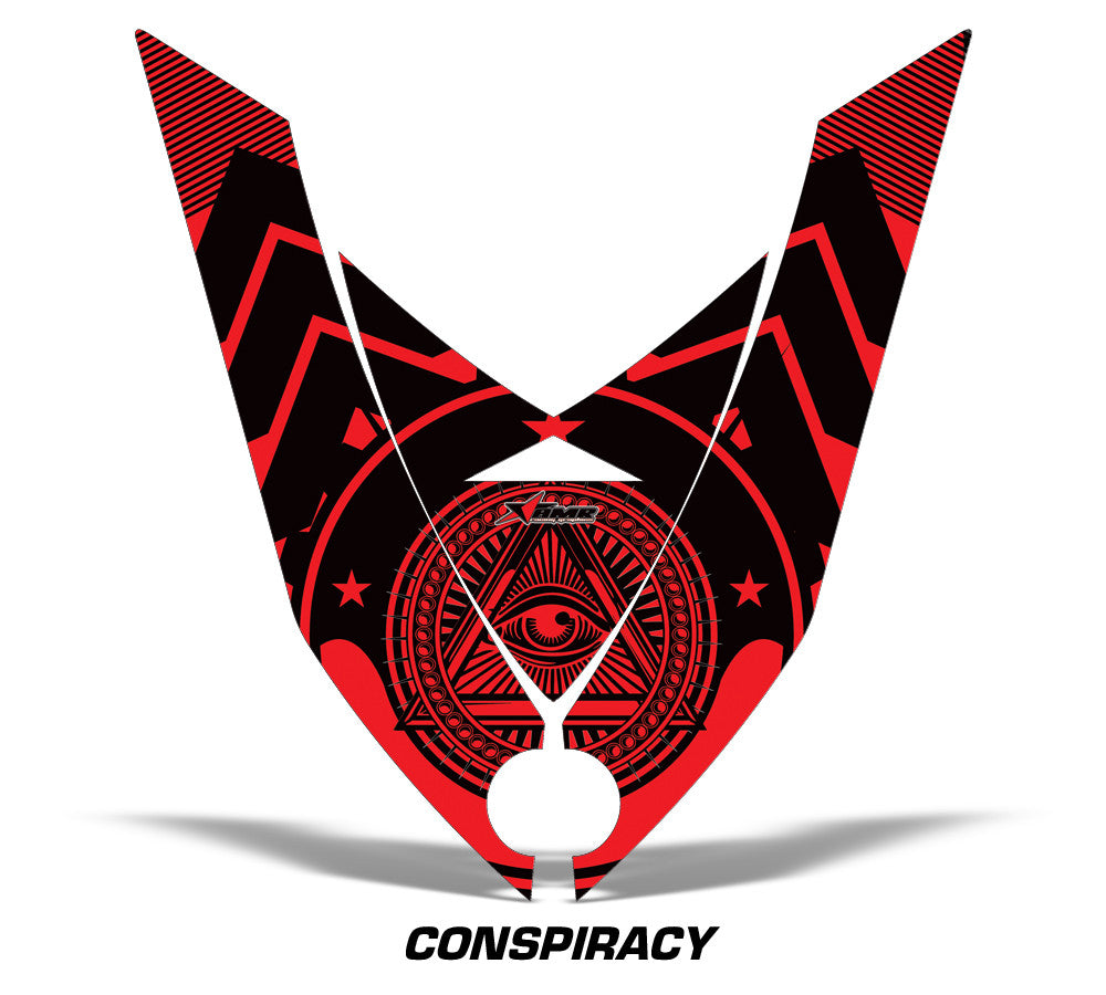 Ski Doo Rev XP Snowmobile Hood Wrap Kit '08-'12