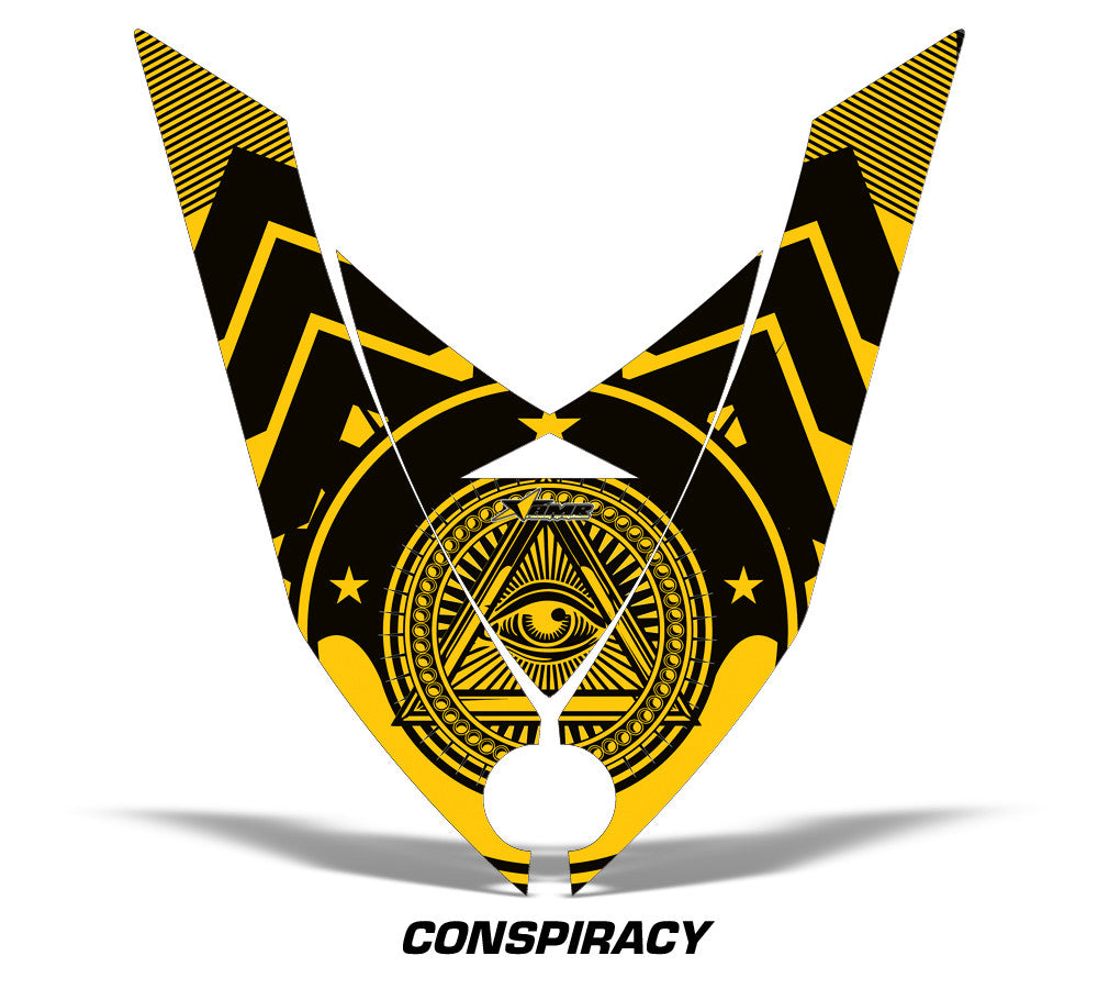 Ski Doo Rev XP Snowmobile Hood Wrap Kit '08-'12