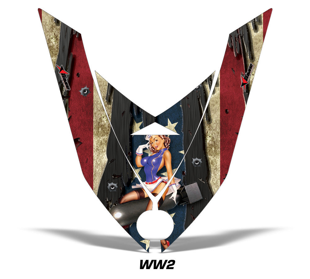 Ski Doo Rev XP Snowmobile Hood Wrap Kit '08-'12