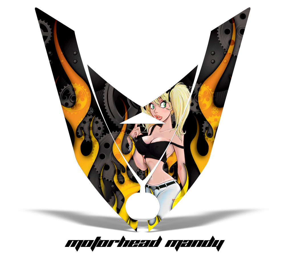 Ski Doo Rev XP Snowmobile Hood Wrap Kit '08-'12