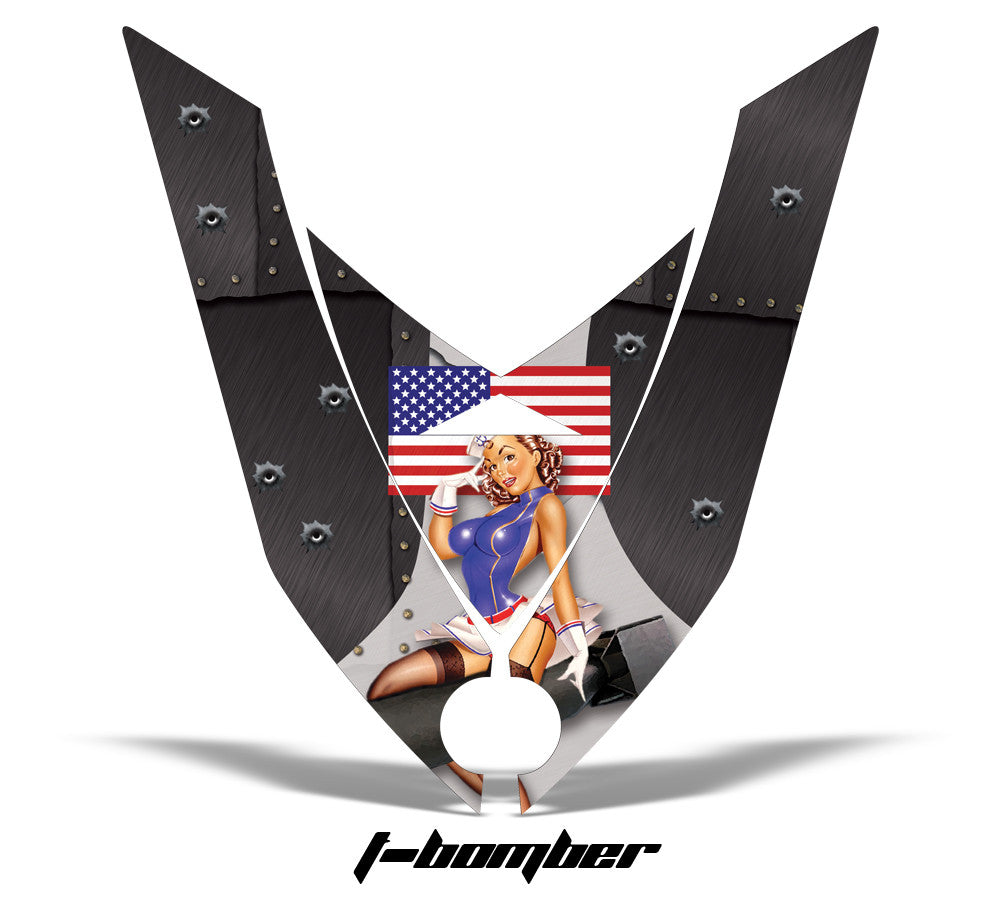 Ski Doo Rev XP Snowmobile Hood Wrap Kit '08-'12