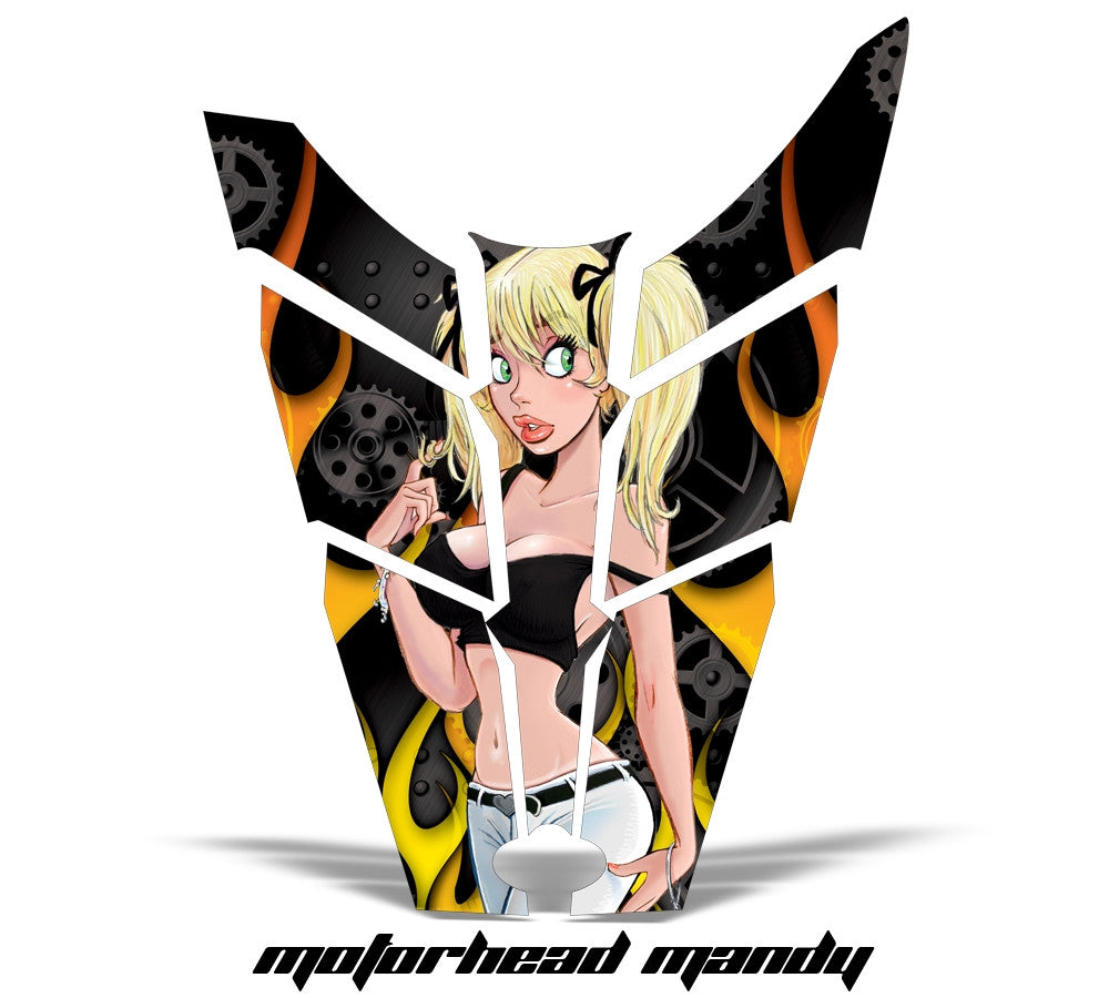 Polaris Rush RMK Snowmobile Hood Wrap Kit