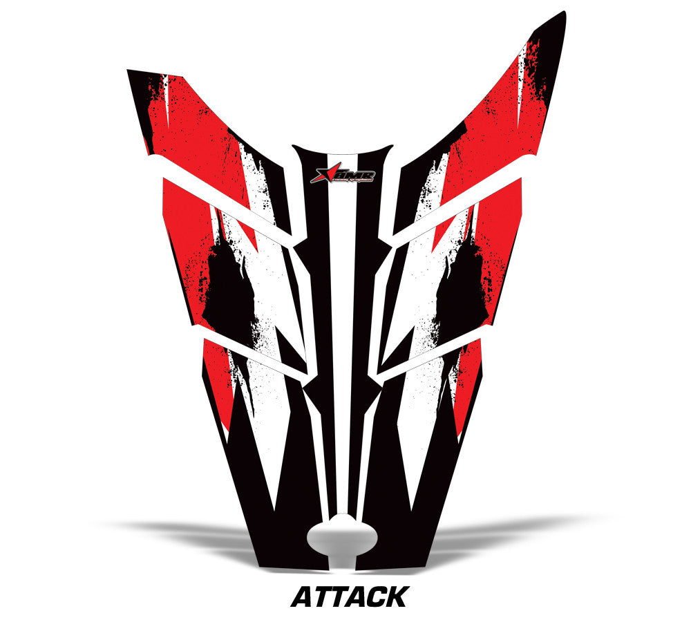 Polaris Rush RMK Snowmobile Hood Wrap Kit