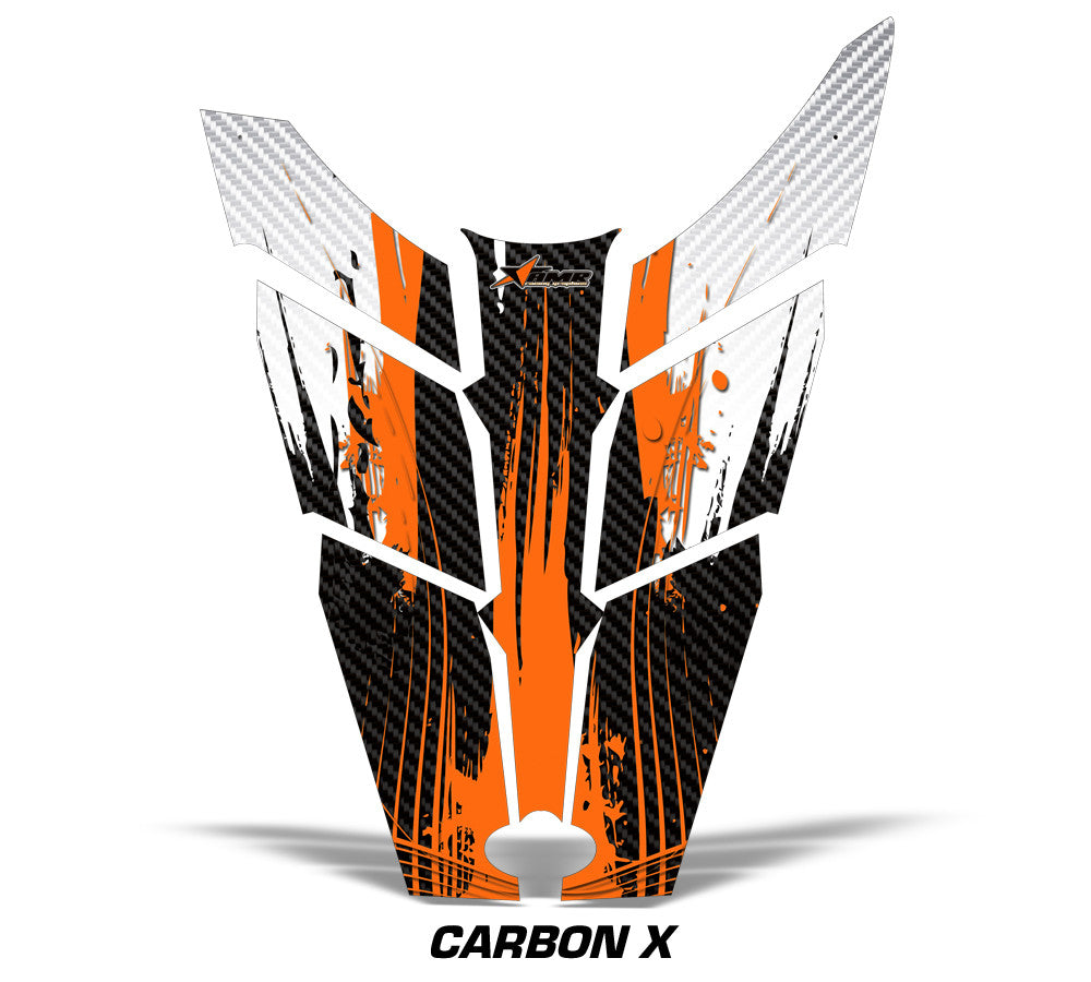 Polaris Rush RMK Snowmobile Hood Wrap Kit Invision Artworks Powersports Graphics