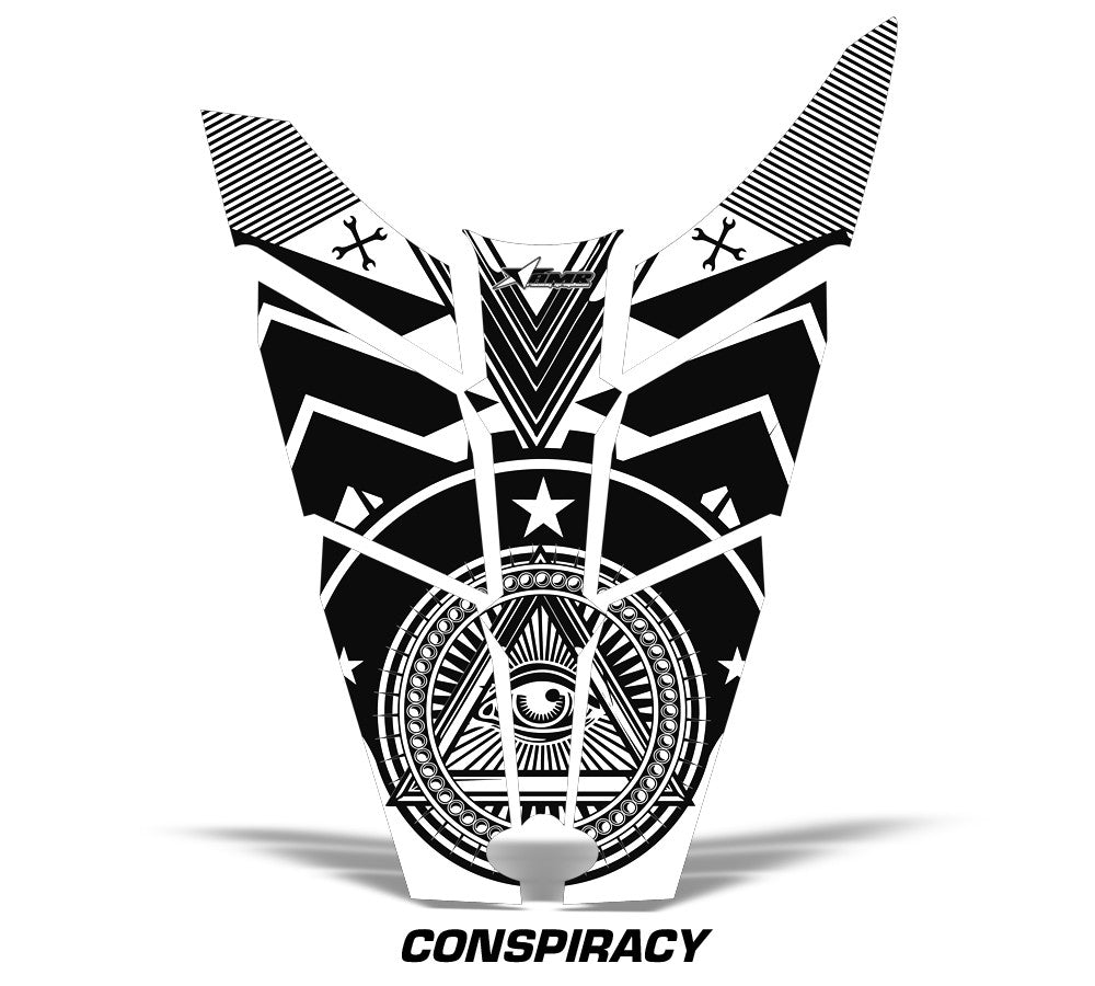 Polaris Rush RMK Snowmobile Hood Wrap Kit