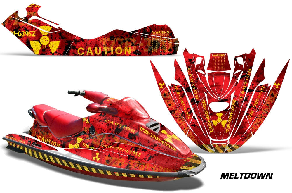 Sea Doo Bombardier GTX Siege Avant Jet Ski Graphics (1996-1999)