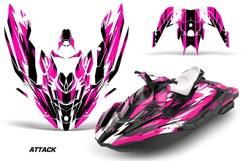 Sea Doo Bombardier Spark (2 UP) Jet Ski Graphics (2014-2023)