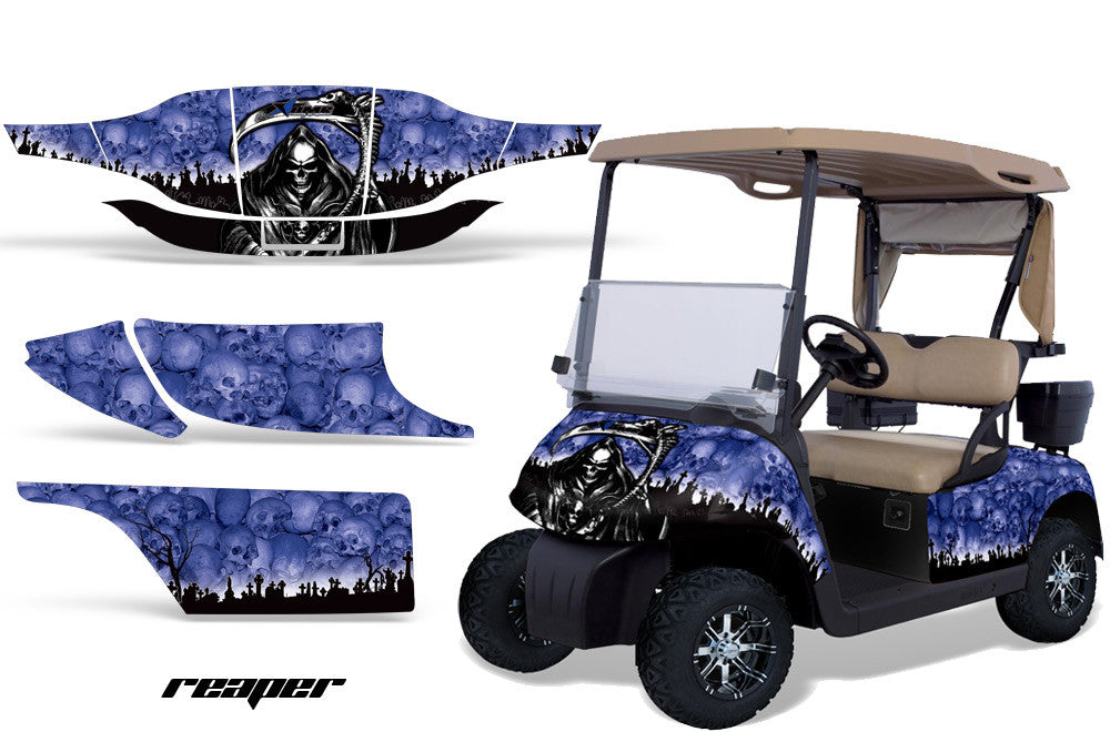 Reaper in Blue Background