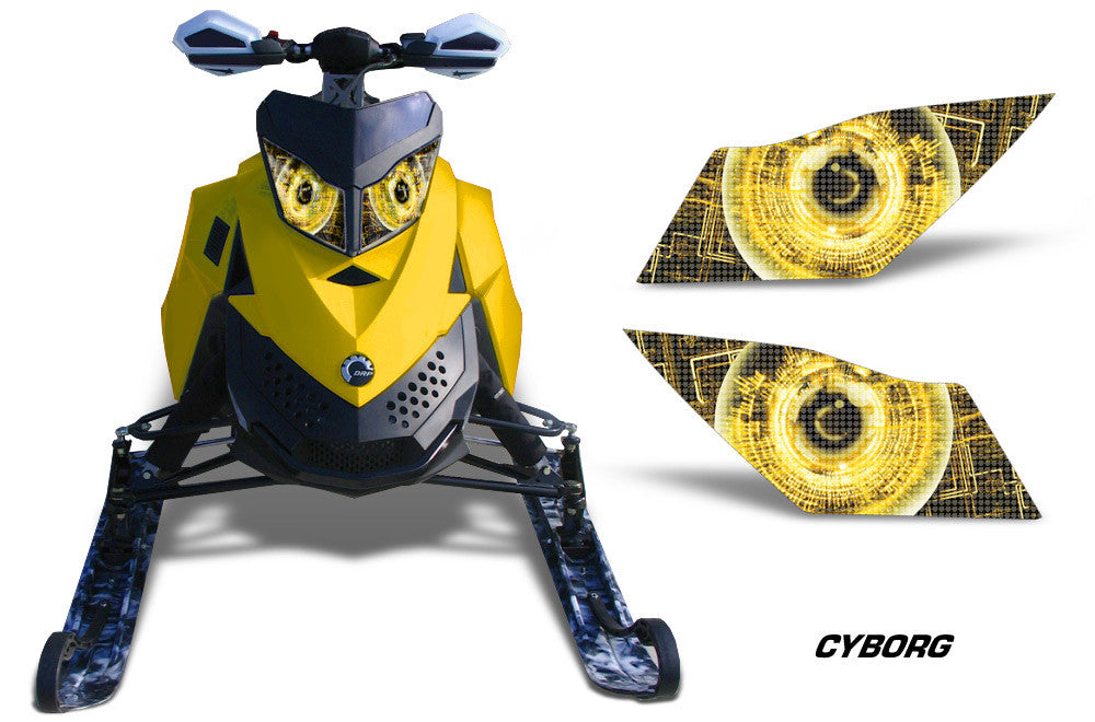 Ski Doo Rev XP (2008-2012) Headlight Graphics - Invision